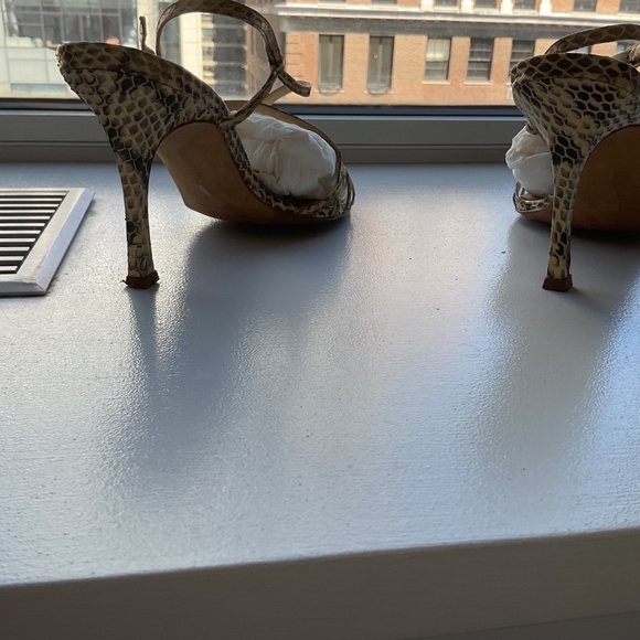 Manolo Blahnik snakeskin sandals - Picture 5 of 6